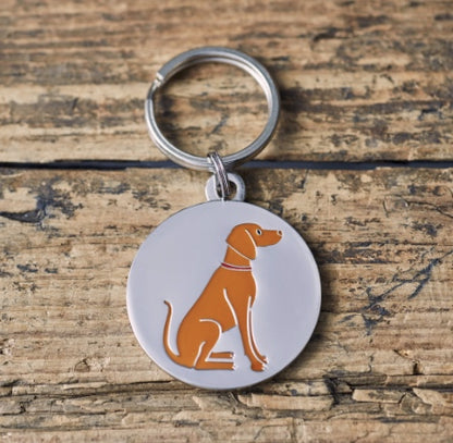 Vizsla ID Name tag