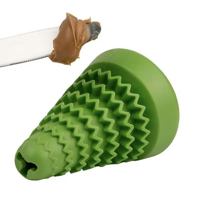 Add your dogs favourite soft treat and meaty treats to this durable treat hiding dog toy.