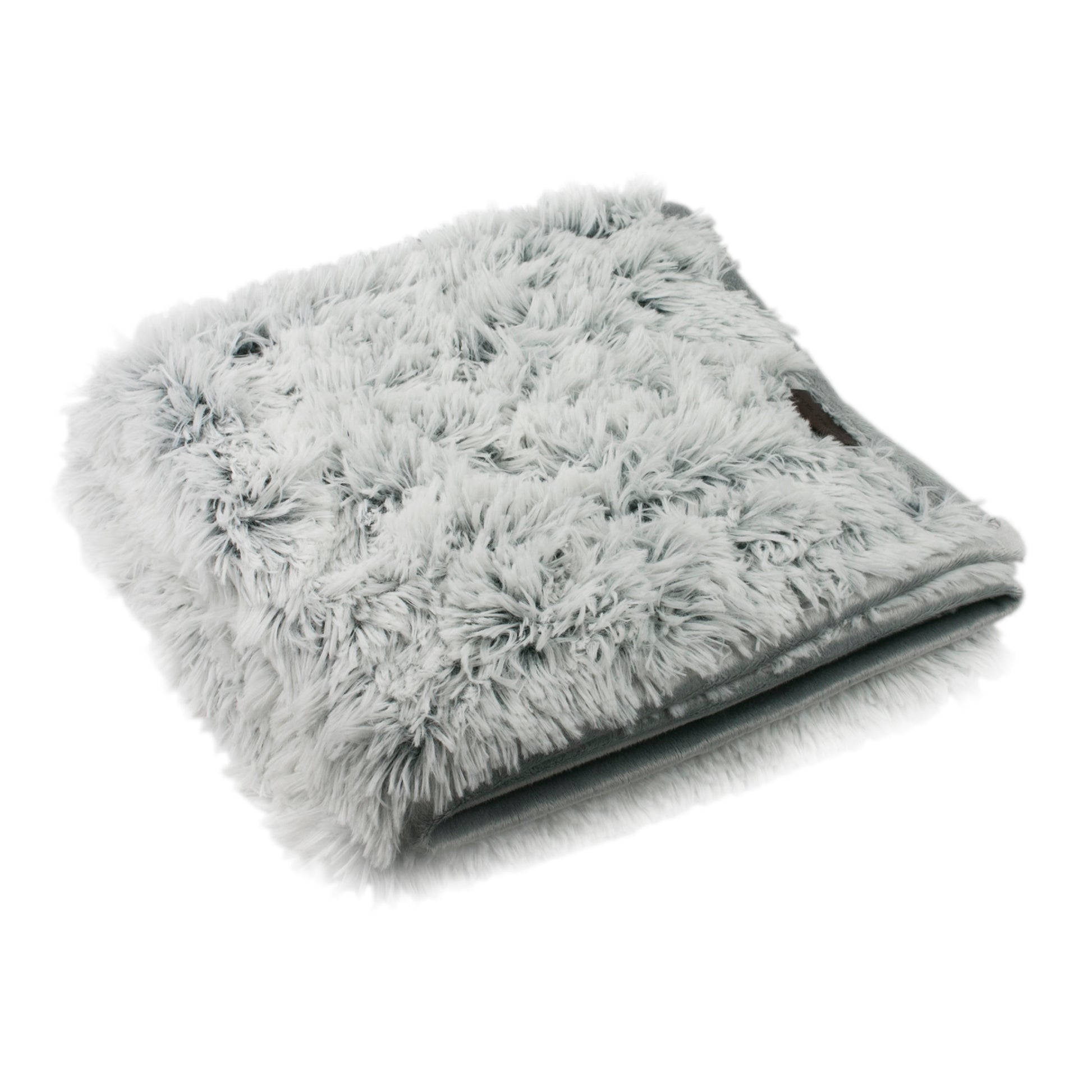 Grey fluffy dog blanket NZ