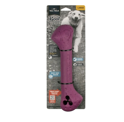 Durable Natural Rubber Bone toy for large dogs.