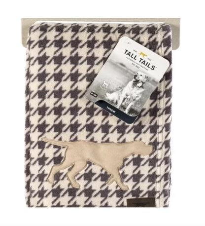 Houndstooth dog blanket