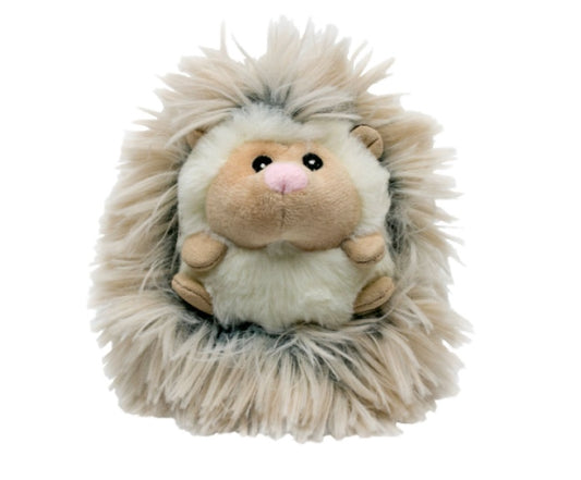 Plush hedgehog dog toy for small dogs