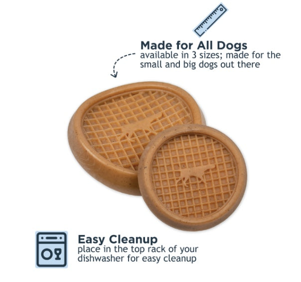 Dog chew toy made for small dogs and large dogs.