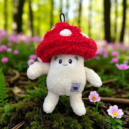 Treat hiding plush dog toy